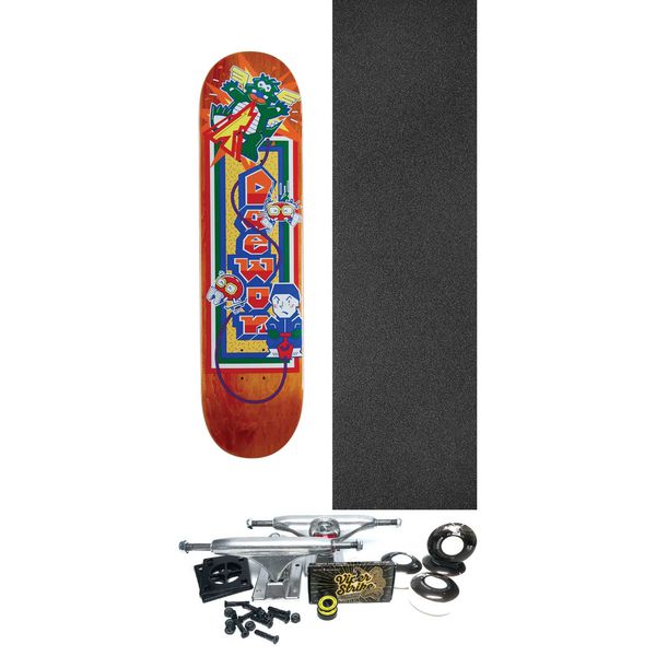 Thank You Skateboards Daewon Song Dig It Woodgrain Skateboard Deck - 8.5" x 32.5" - Complete Skateboard Bundle